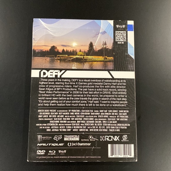 DEFY: The Danny Harf Project  - Blu-ray & DVD Combo Set - Picture 2 of 4